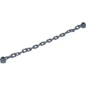LEGO : 5x chaîne longue, gris foncé