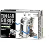 Borella Kit de construction de robot - Tin Can Robot, Kidz Robotix