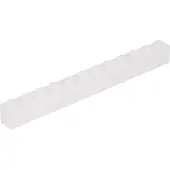 LEGO 50 pièces 6112 Brick 1x12 Part Basic Bricks 50 White