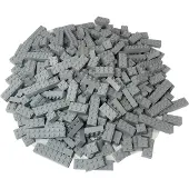 LEGO Briques Gris clair NOUVEAU Quantité 250x - Chaque mélange est composé individuellement