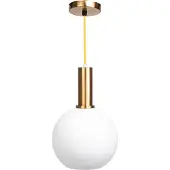 Toolight Lampe Suspendue APP666-1CP Gold White