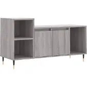 Syfax Meuble TV Sonoma gris 100x35x55 cm Bois d'ingénierie