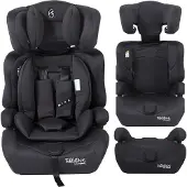 Arebos FableKids MIKA Siège auto noir | 76-150 cm | A partir de 15 mois | ECE R129/03