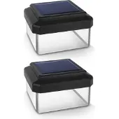 Greenblue 2x lampe LED pour poteau, 80x80mm, toit enveloppant, GB127