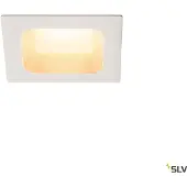 SLV Verlux LED encastré blanc dimmable 3000K 8,5x8,5 cm