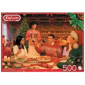 Jumbo Spiele Falcon Festive Feast, puzzle, puzzle pour adultes, jeu de puzzle, 500 pièces, 11345