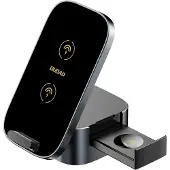 Dudao A11Pro+ Chargeur inductif 15W 3W1 pour téléphone / Smartwatch / écouteurs - Noir