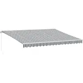 vidaXL Store manuel anthracite & blanc 450x350 cm