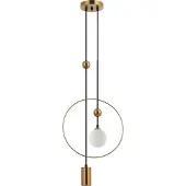 ITALUX TROSTI PND-428892-BRO lampe double suspendue moderne en laiton