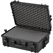 PLASTICA PANARO MAX 505S mallette étanche à l'eau et à la poussière en noir, y compris inserts en mousse avec découpe en cube pour une adaptation individuelle IP 67
