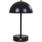House Nordic Holt lampe de table LED rechargeable noire.