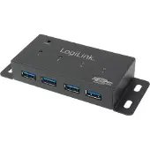 Logilink Usb 3.0 4 Port Hub Noir