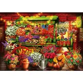 Bluebird Puzzle Le stand de fleurs 1000 pièces