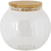 Clayre & Eef Bocal à provisions Ø 13x14 cm Verre