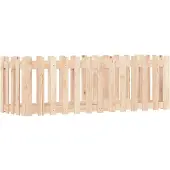 vidaXL Lit surélevé Design clôture à lattes 150x50x50 cm Pin massif
