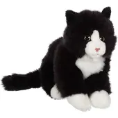 GIPSY TOYS Peluche chat Gipsy noir/blanc