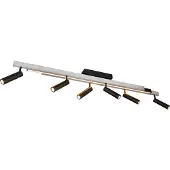 TRIO Luminaires Plafonnier ZENO BHT 180x23x8,50 cm gris Plafonnier