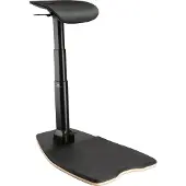 Macleans Chaise de bureau ergonomique multifonctionnelle pour travailler en position debout ou assise Tabouret de bureau Max. 125kg Hauteur réglable de 615mm à 1180mm Homeoffice