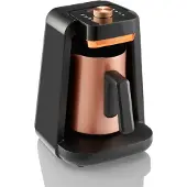 Arzum OKKA Rich Spin Pro machine à café turc inox noir cuivre, 5 tasses