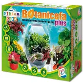 Cefa Toys - Botanicefa Plus, jeu éducatif, Terrarium avec lumière, Livret d'instructions inclus, Convient aux enfants de plus de 6 ans