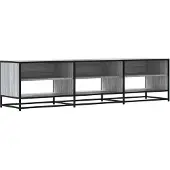 Syfax Meuble TV sonoma gris 180x40x46 cm bois d'ingénierie