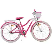 Volare Vélo enfant Lovely - Fille - 26 pouces - Rose - Deux freins à main