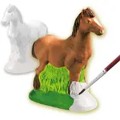 SES Creative 1211 Kit de moulage en plâtre cheval multicolore
