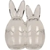 Clayre & Eef Pot en verre uf 14x8x17 cm Verre transparent