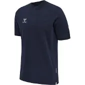 Hummel T-Shirt fonctionnel 'Move' bleu marine / blanc cassé