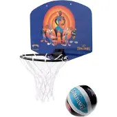 Spalding Mini Basketball Set Space Jam 79005Z, panneau arrière de basket-ball, unisexe, violet, taille : One size