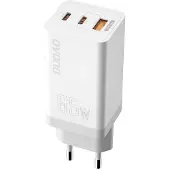 Dudao A7xsEU Chargeur d'appareils mobiles GaN 2xUSB-C + USB-A 65W