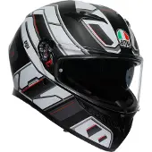 AGV K3 Casque intégral Rivia Mat-Noir / Blanc L