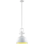 ITALUX Laredo lampe suspendue industrielle blanche MA04431CA-001