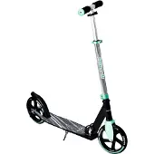 Globber muuwmi Aluminium Scooter- Tretroller, 205 mm, ABEC 7, GS-approuvé, réglable en hauteur, XL-Deck, turquoise
