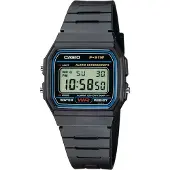 Casio Armbanduhr digital F-91W-1YEF Schwarz (F-91W-1YEF)