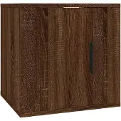 Syfax Meuble TV mural Chêne marron 40x34,5x40 cm