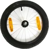 Burley 160050 Roue 16' en alliage pour Cub 2009-2012,Nomad 2014, argent/noir