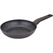 Resto Kitchenware Carina, poêle ronde, universelle, noire, bois, PFLUON, Carina, aluminium