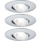 Paulmann Jeu de 3 lampes LED encastrées , orientables