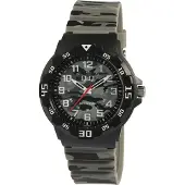Q&Q Montre pour homme, en plastique, étanche jusqu'à 10 ATM