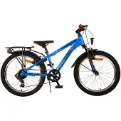 Volare Vélo enfant Cross - Garçons - 20 pouces - Bleu - 6 vitesses