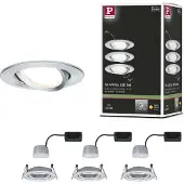 Paulmann LED encastré Nova set de base orientable