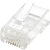 Intellinet 502399 connecteur de fils RJ-45 Transparent