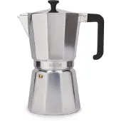 La Cafetière 12 Cup Coffee Maker Italian Argenté