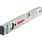 Sola Niveau d'installation MRMI magnétique, anodisé argenté avec aimant 40cm