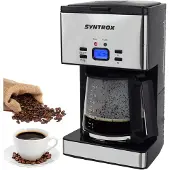 Syntrox Germany Edelstahl Kaffeemaschine Quitum | Filterkaffeemaschine | Kaffeeautomat
