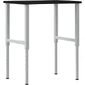 Syfax Établi marron foncé 80x60x(71,5-98) cm bois de chêne massif