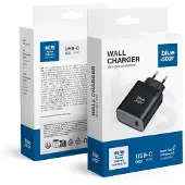 BlueStar RÉSEAU - Chargeur avec port USB type C - 3A 45W avec fonction de charge PD et Quick Charge 4.0