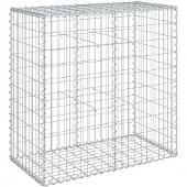 vidaXL Gabion avec couvercle 100x50x100 cm Fer galvanisé