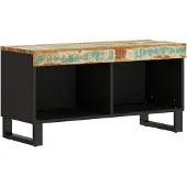Syfax Meuble TV 85x33x43,5 cm bois massif de récupération